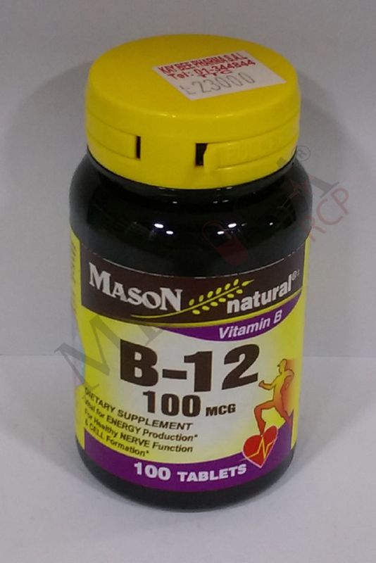Mason Vitamin B12 100µg